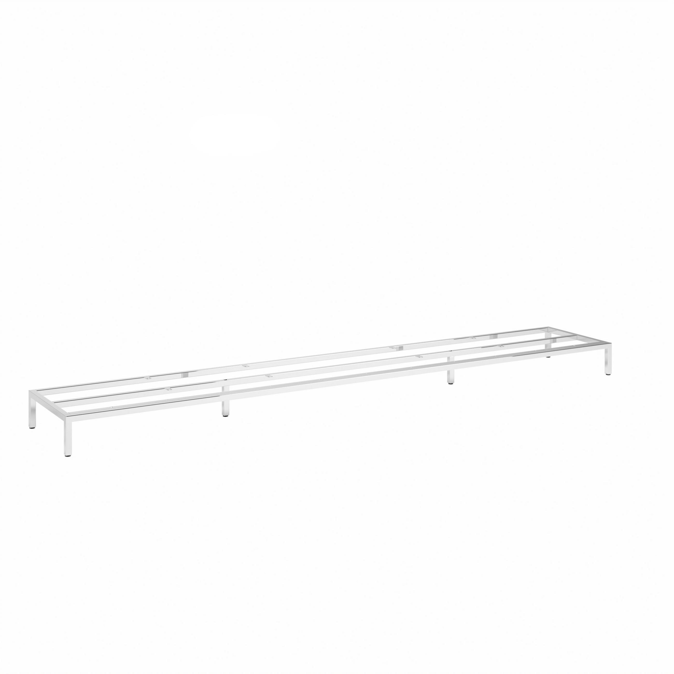 FUßGESTELL - Chromfarben, Basics, Metall (224,6/13/39,5cm)