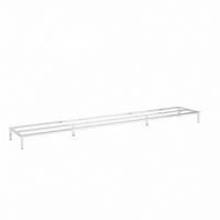 FUßGESTELL - Chromfarben, Basics, Metall (224,6/13/39,5cm)