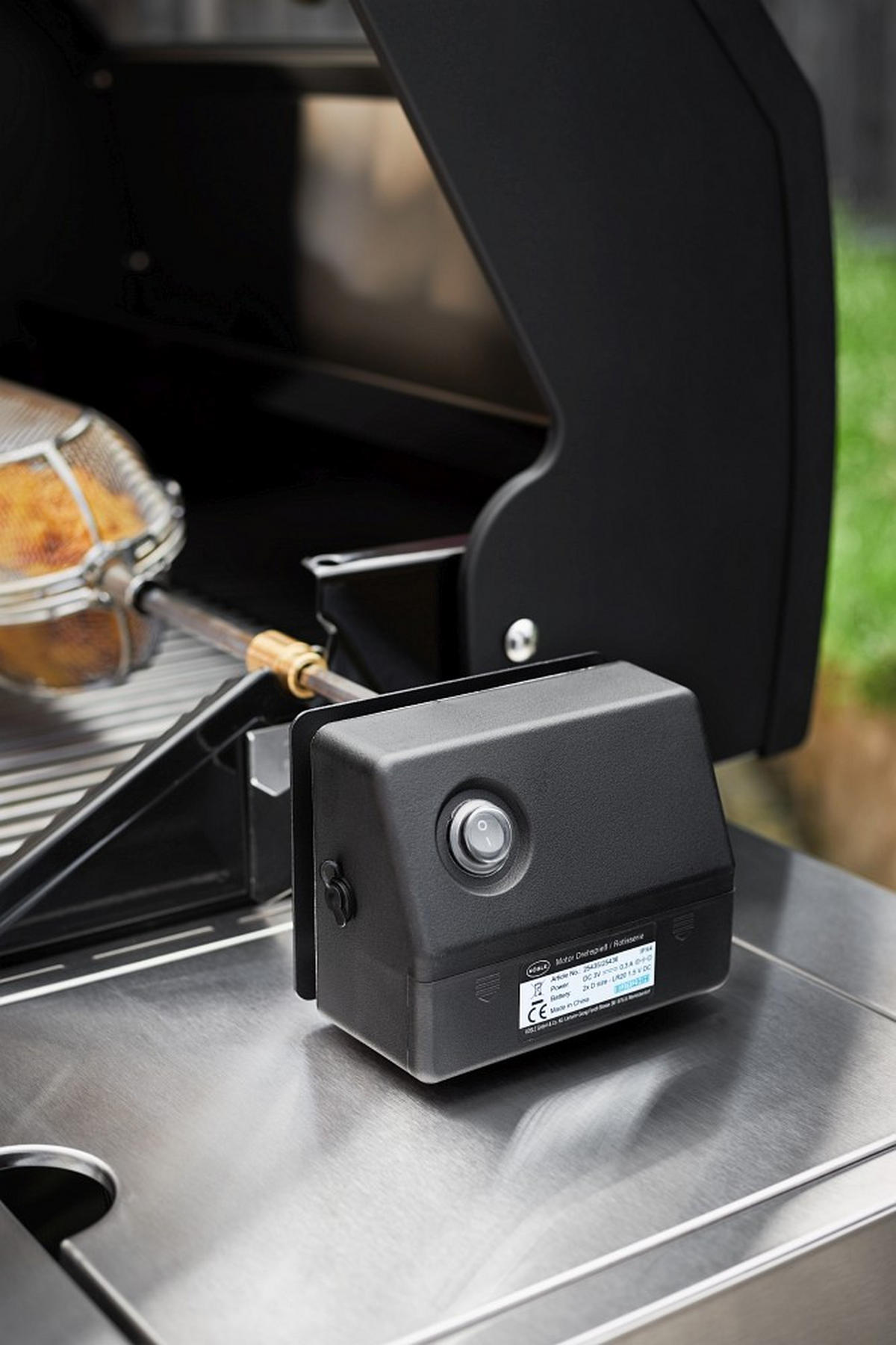 DREHSPIEß - Edelstahlfarben, Basics, Metall (62,5/13,0/11cm) - Rösle