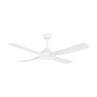 DECKENVENTILATOR - Weiß, KONVENTIONELL, Kunststoff (122/31,5cm) - Eglo