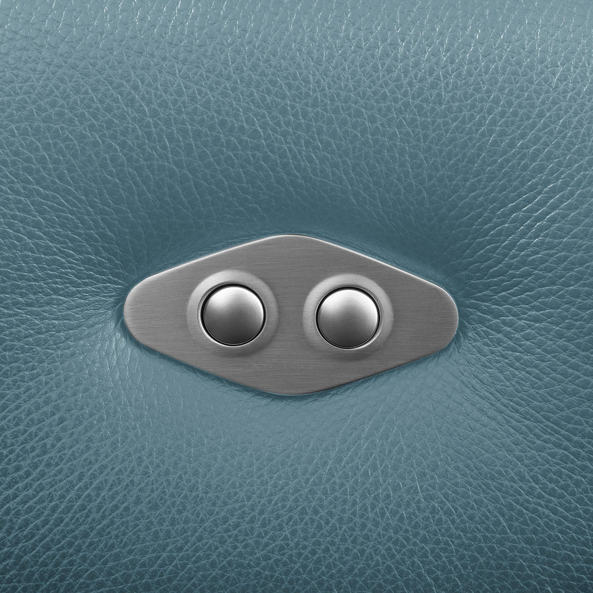 ECKSOFA AVEIRO Hellblau Echtleder Bettkasten, Kopfteilverstellung, Sitzvorzug  - Schwarz/Hellblau, Design, Leder/Kunststoff (177/274cm) - Livetastic