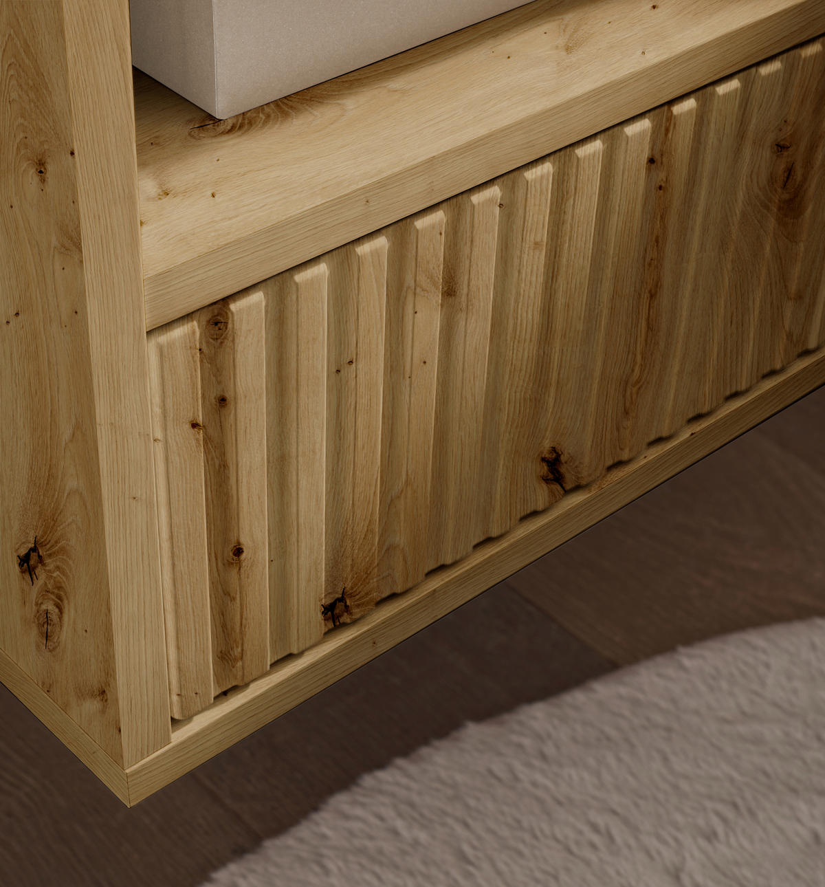 NACHTSCHRANK 46/31/32 cm  - Eiche Artisan, KONVENTIONELL, Holzwerkstoff (46/31/32cm) - Boxxx