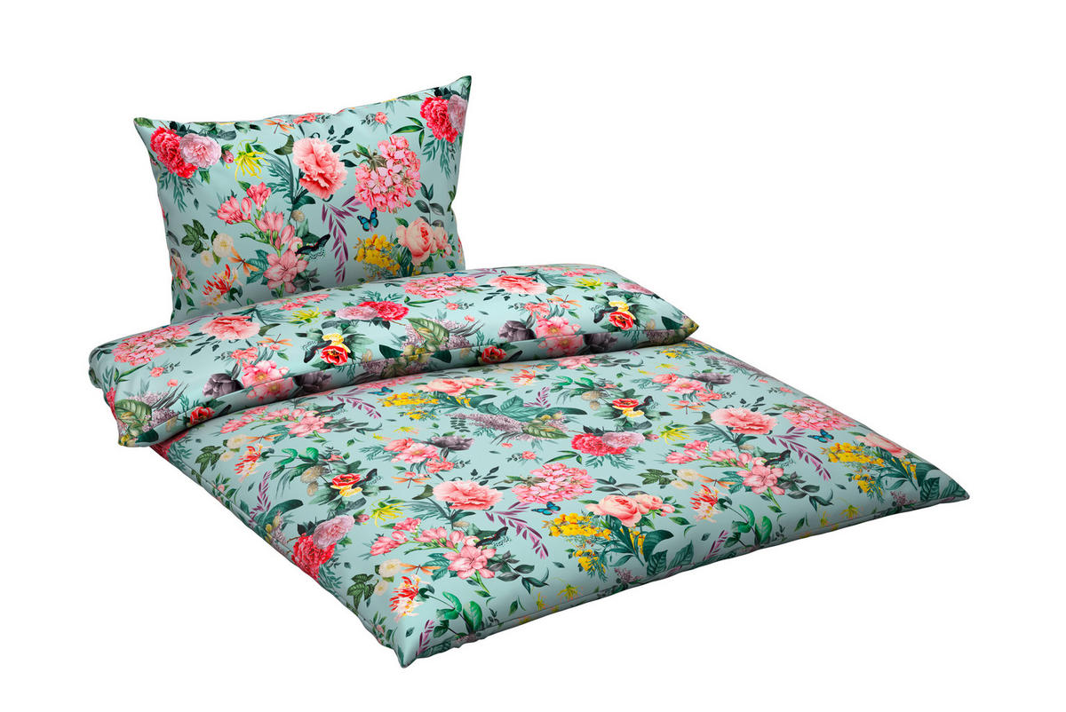 BETTWÄSCHE Satin 140/200 cm  - Multicolor, KONVENTIONELL, Textil (140/200cm) - Esposa