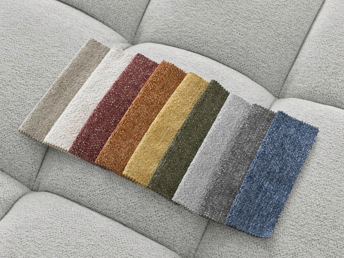 SCHLAFSOFA EVEREST  mit Armteil links, Armteil rechts Flachgewebe Hellgrau  - Hellgrau/Schwarz, MODERN, Kunststoff/Textil (278/115/90cm)