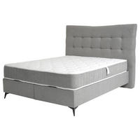 BOX KREVET 180/200 cm     svetlosiva  - siva/antracit visoki sjaj, Moderno, drvo/metal (180/200cm) - Hom`in