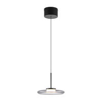 LED-HÄNGELEUCHTE Felis   - Schwarz, Basics, Glas/Metall (25cm) - Novel