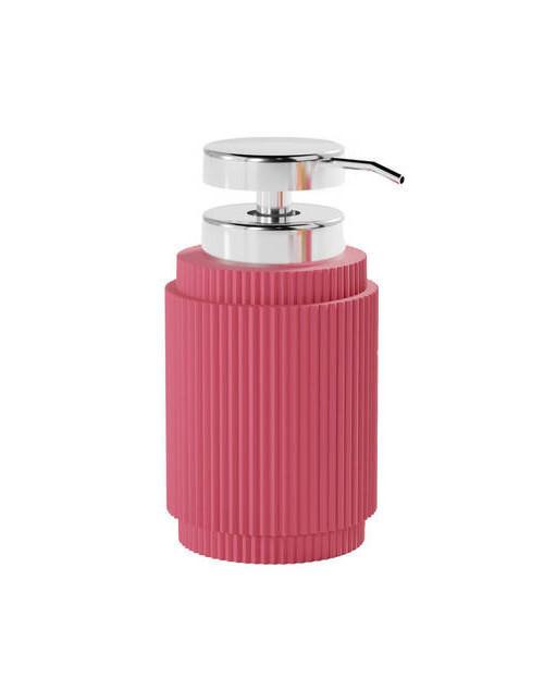SEIFENSPENDER Kunststoff  - Pink, Basics, Kunststoff (8,1/15,6/8,1cm) - Sadena