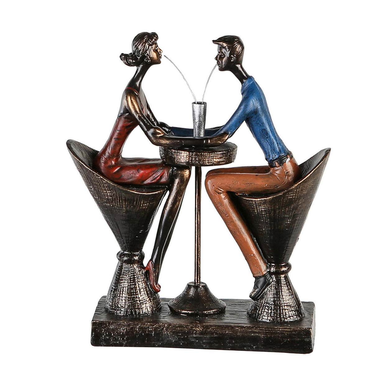 SKULPTUR - Braun, Basics, Kunststoff (21/25/8cm)
