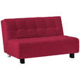 SCHLAFSOFA  in Rot  - Rot/Schwarz, Design, Textil/Metall (145/92/102cm) - Novel