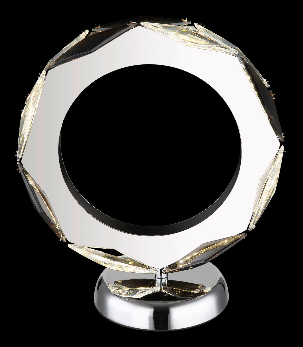 NAMIZNA LED-SVETILKA     24/13/27 cm          - barve kroma/prozorno, Design, kovina/umetna masa (24/13/27cm) - Globo