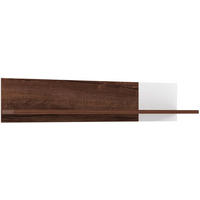 STENSKA POLICA - barve hrasta/bela, Design, leseni material (120/25/23cm) - Carryhome