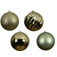 CHRISTBAUMKUGEL-SET  - Basics (14,00/14,00/14,00cm) - X-Mas