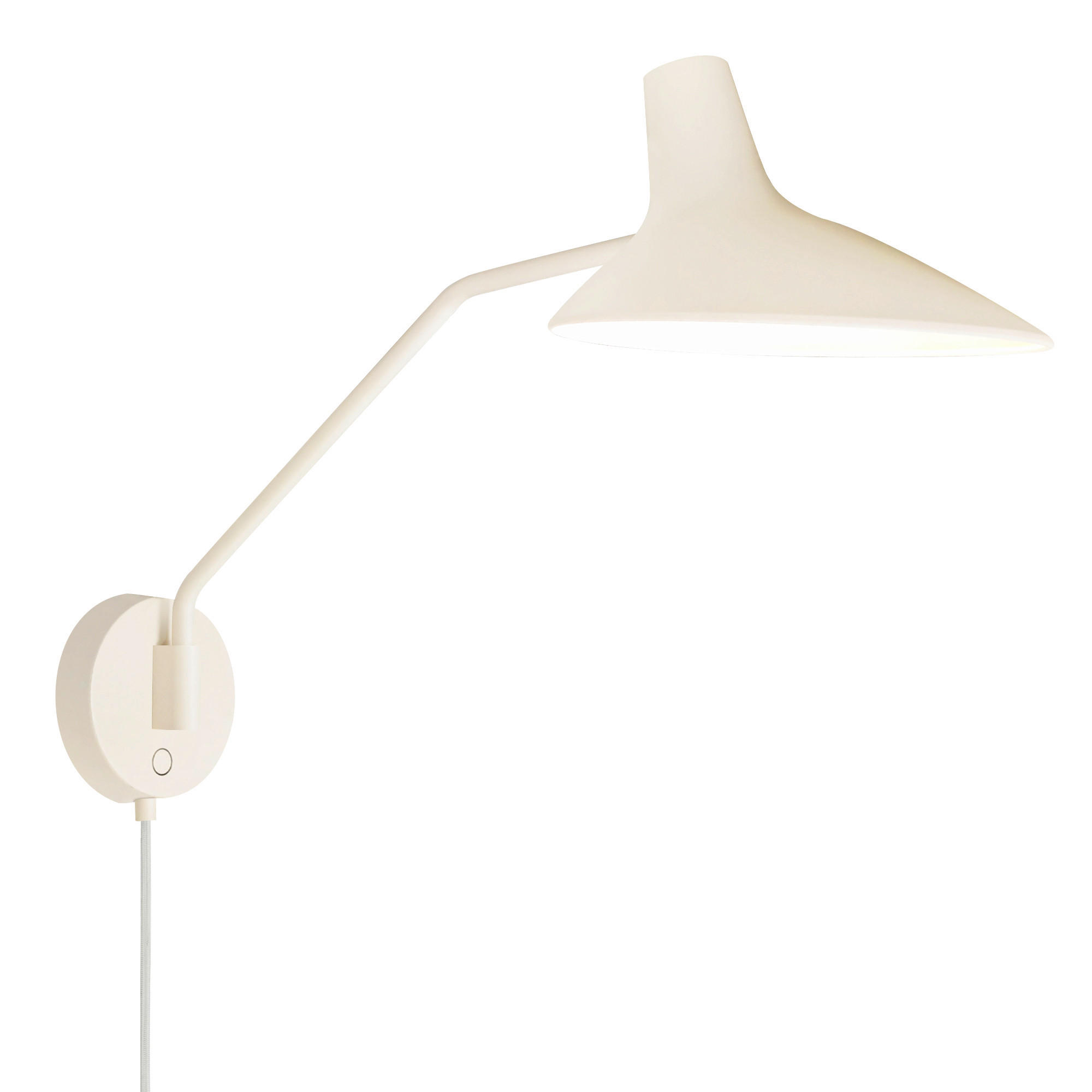 WANDLEUCHTE 55/36,5 cm  - Weiß, Design, Metall (55/36,5cm) - Nordlux