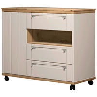 SERVIERWAGEN Kaschmir, Eiche Artisan  - Kaschmir/Eiche Artisan, ROMANTIK / LANDHAUS, Holzwerkstoff/Kunststoff (108/95/56cm) - Landscape