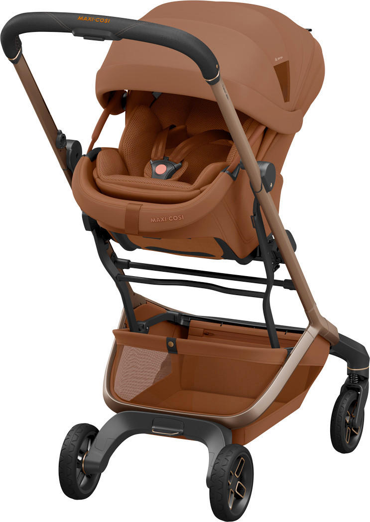 KINDERWAGENSET  Zero-G Travelsystem  Copper Terra  - Hellbraun/Cognac, Basics, Textil (44,5/105/84cm) - Maxi-Cosi