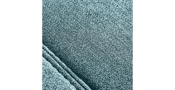 WOHNLANDSCHAFT Petrol Mikrofaser  - Chromfarben/Petrol, Design, Kunststoff/Textil (179/346/212cm) - Hom`in
