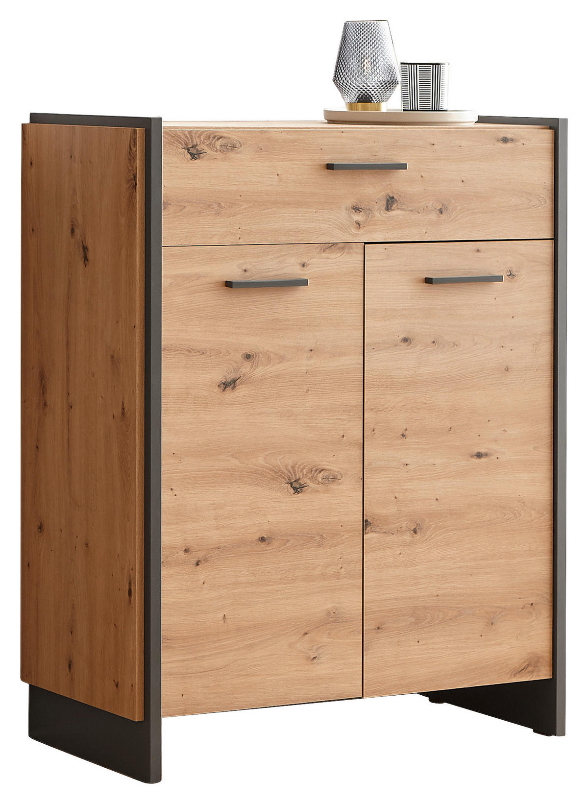 ORMAR ZA OBUĆU  siva, hrast Artisan  drvni materijal     - siva/hrast Artisan, Trend, drvni materijal/plastika (87,1/108,5/41,3cm) - Hom`in