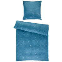 BETTWÄSCHE ATELIER Makosatin 135/200 cm  - Türkis, Design, Textil (135/200cm) - Estella