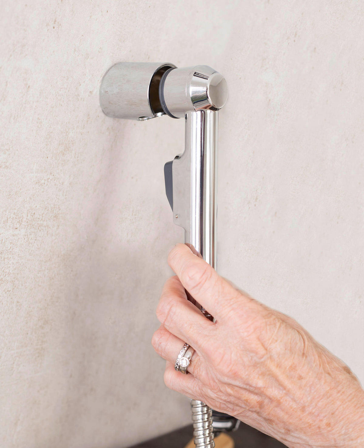 DUSCHZUBEHÖR-SET   - Chromfarben, Basics, Kunststoff/Metall (3,5/17,5/3cm)