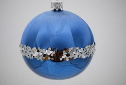 CHRISTBAUMKUGEL 7 cm  - Dunkelrot, Basics, Glas/Metall (7cm) - X-Mas