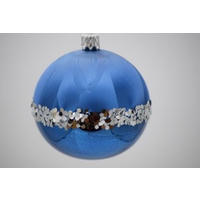 CHRISTBAUMKUGEL 7 cm  - Dunkelrot, Basics, Glas/Metall (7cm) - X-Mas