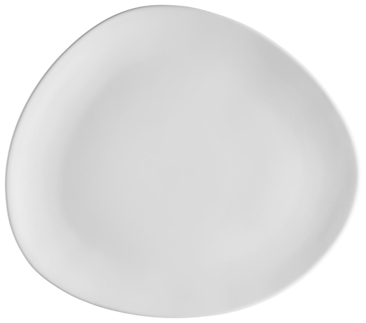 SPEISETELLERSET 6-teilig  - Schwarz/Weiß, Basics, Keramik - Mäser