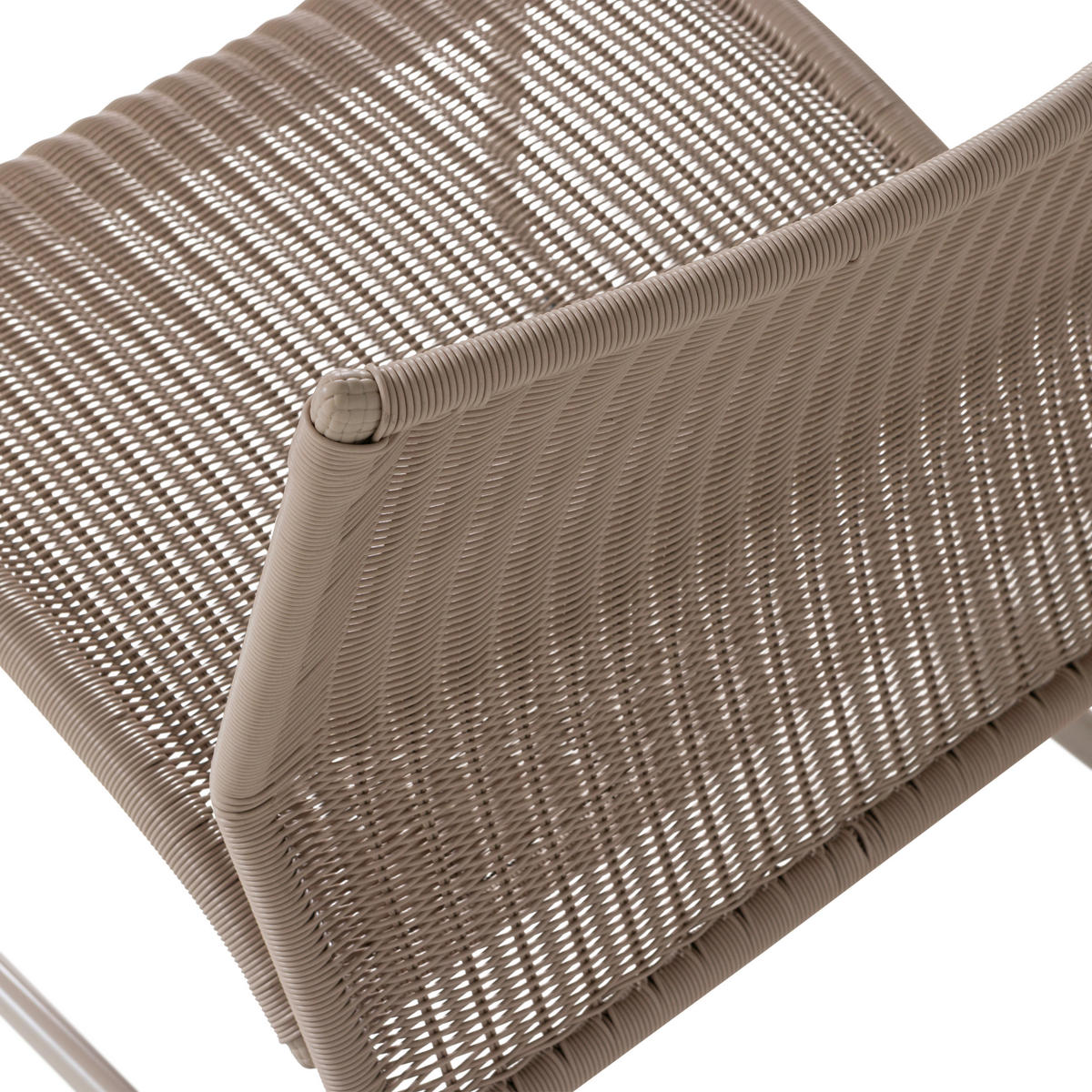 GARTENSESSEL Metall, Kunststoff Sandfarben  - Sandfarben, MODERN, Kunststoff/Metall (78/67/69cm) - Livetastic