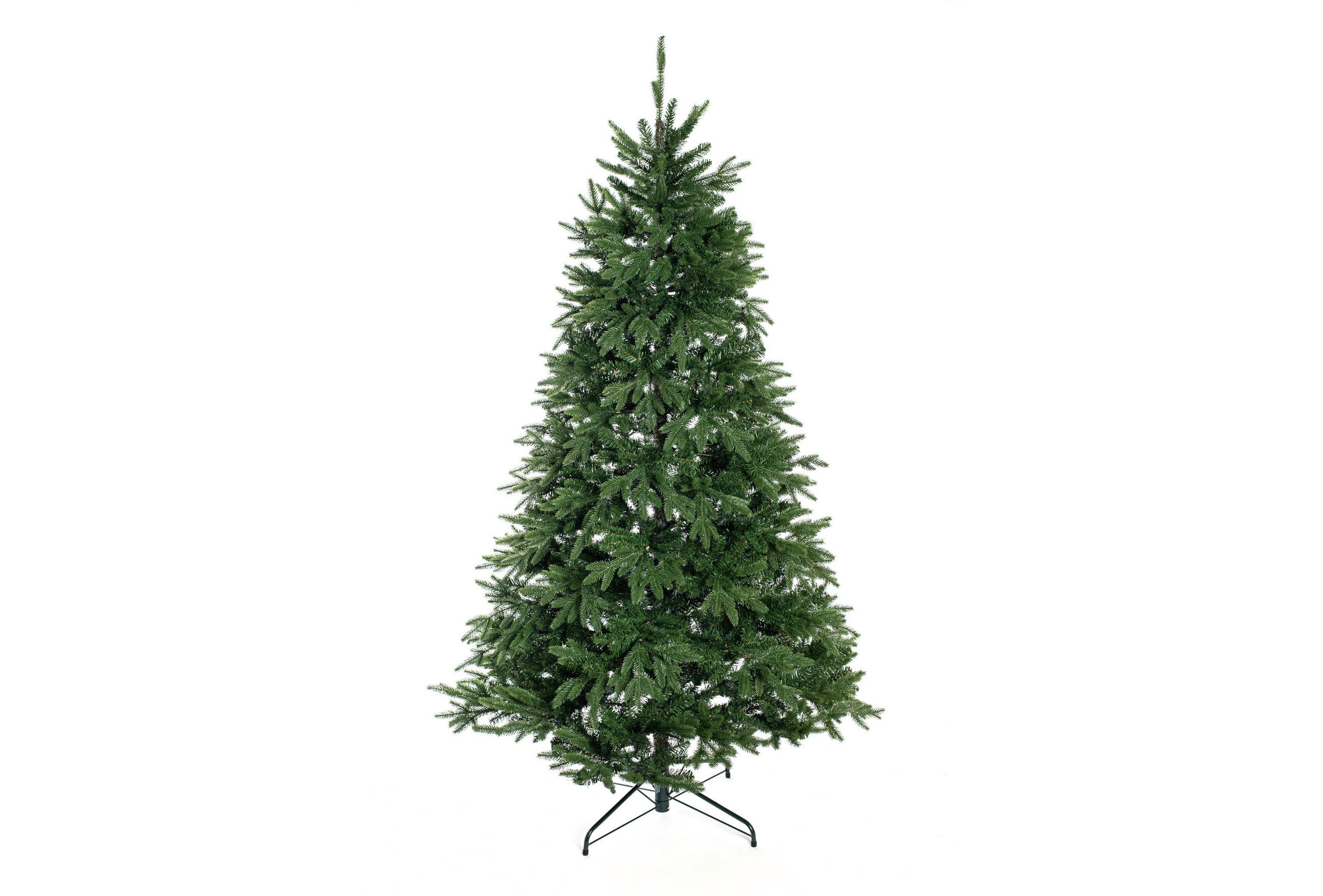 WEIHNACHTSBAUM 210 cm  - Waldgrün, Basics, Kunststoff/Metall (134/210cm)
