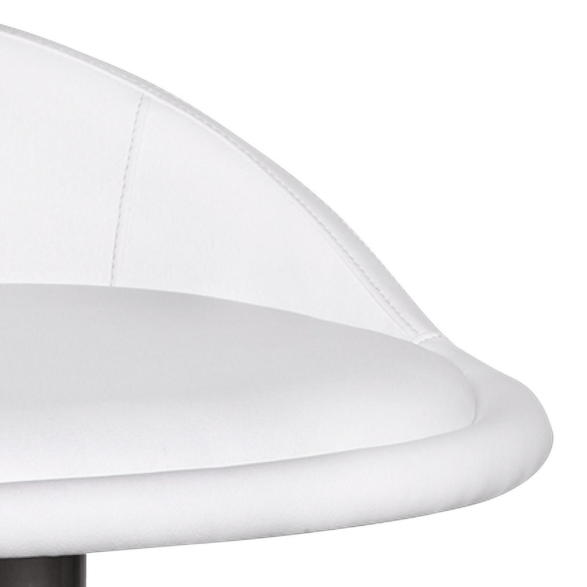 BARPALL i vit  - vit/silver, Modern, metall/textil (43/65/43cm) - MID.YOU