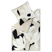 WENDEBETTWÄSCHE MR-Harmony beige Satin 135/200 cm  - Beige/Creme, Design, Textil (135/200cm) - Musterring