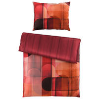 WENDEBETTWÄSCHE Satin 140/200 cm  - Terracotta, Design, Textil (140/200cm) - Novel