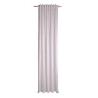 SCHLAUFENSCHAL  halbtransparent  140/245 cm   - Weiß, Basics, Textil (140/245cm) - Fuggerhaus