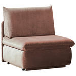 SCHLAFSESSEL in Lederlook Rosa  - Rosa, Design, Kunststoff/Textil (90/89/83cm) - Novel