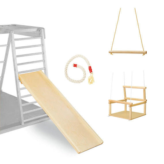 KLETTERGERÜST ZUBEHÖR - Birkefarben, Basics, Holz