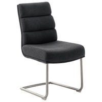 SCHWINGSTUHL  Stoffauswahl, Typenauswahl, Gestellauswahl Webstoff  - Edelstahlfarben/Anthrazit, Design, Textil/Metall (47/90/64cm) - Dieter Knoll