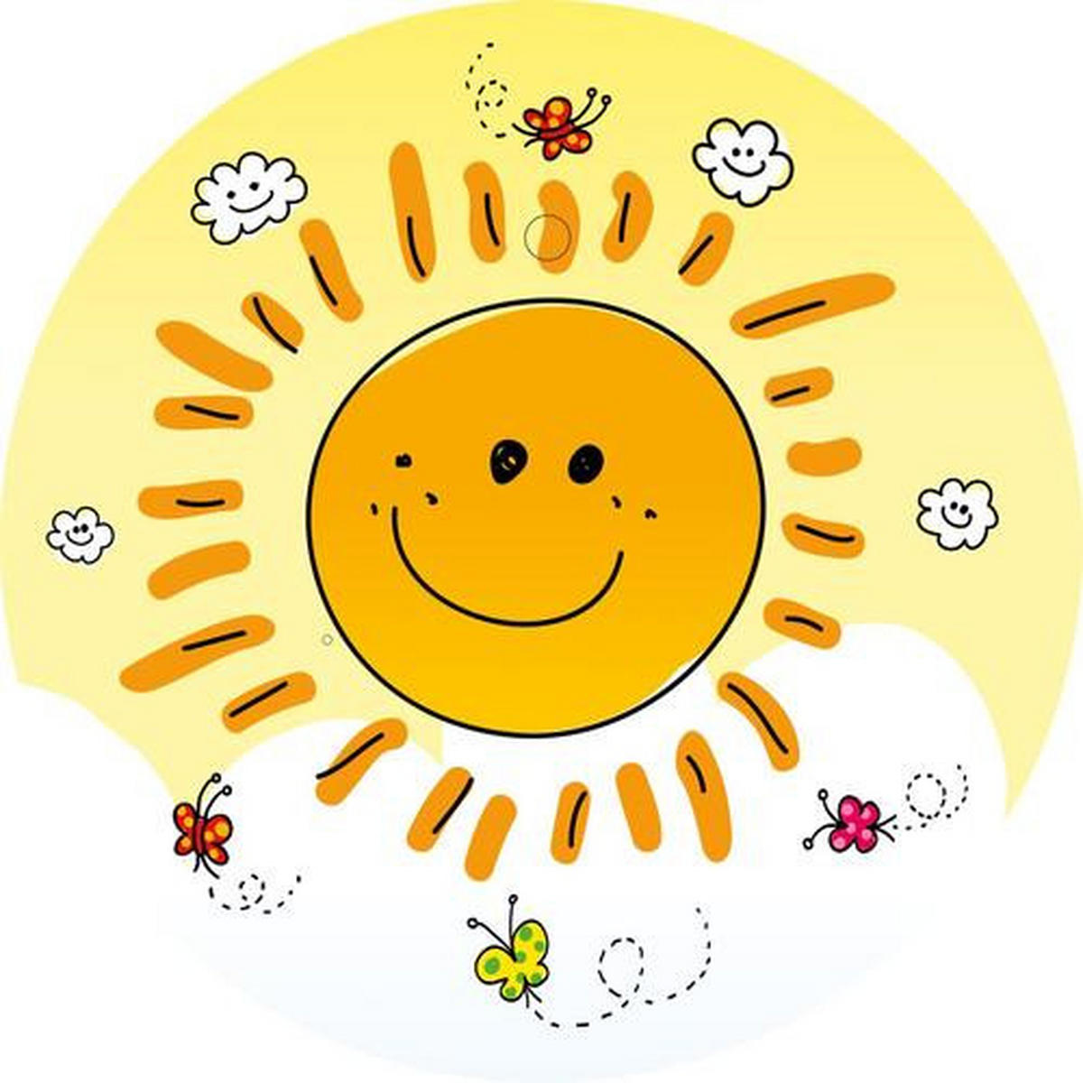 LED-KINDERTISCHLEUCHTE Sunny 20/43/20 cm   - Weiß, KONVENTIONELL, Holz/Kunststoff (20/43/20cm)