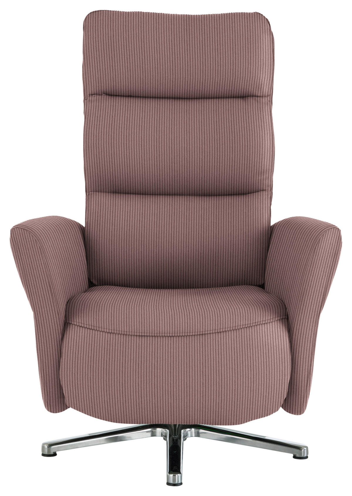 RELAXSESSEL Textil Rosa  - Chromfarben/Rosa, Design, Textil/Metall (78/113/83cm) - Beldomo Speed