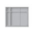 SCHWEBETÜRENSCHRANK 2-türig Graphitfarben - Graphitfarben/Alufarben, KONVENTIONELL, Glas/Holzwerkstoff (250/216/68cm) - Hom`in SCHWEBETÜRENSCHRANK 2-türig Graphitfarben - Graphitfarben/Alufarben, KONVENTIONELL, Glas/Holzwerkstoff (250/216/68cm) - Hom`in