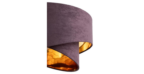 HÄNGELEUCHTE 45/130 cm  - Braun, Trend, Textil/Metall (45/130cm) - Novel