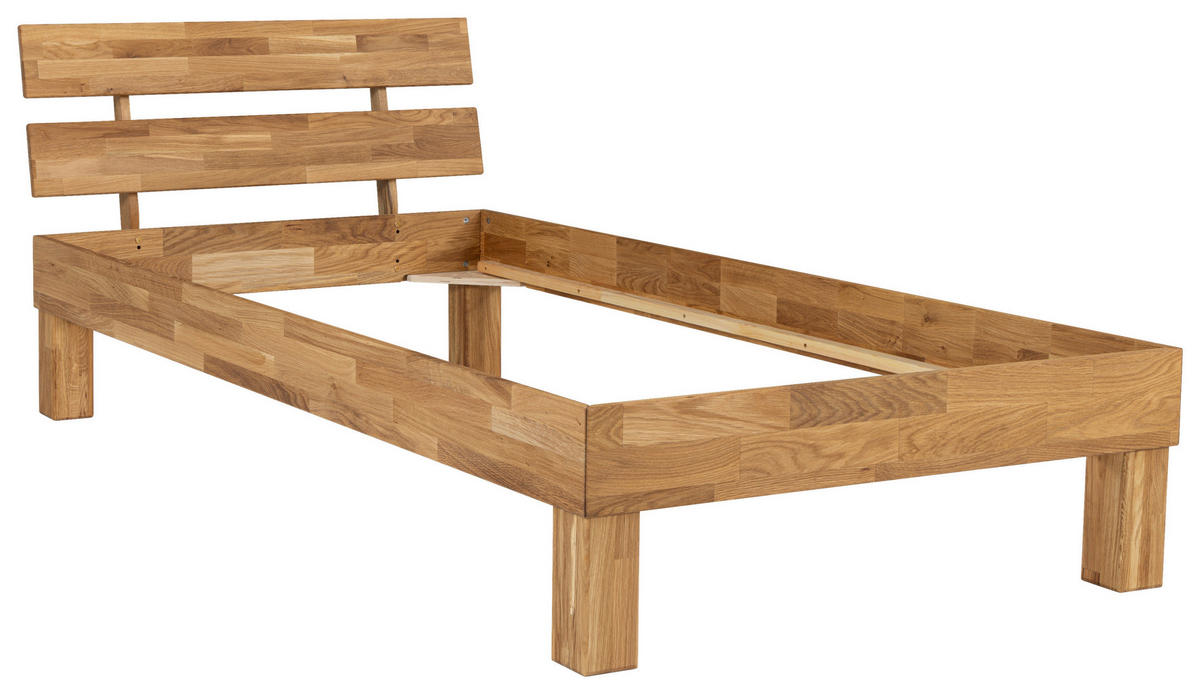 BETT 100/78 cm  in Eichefarben  - Eichefarben, MODERN, Holz (100/78cm) - MID.YOU