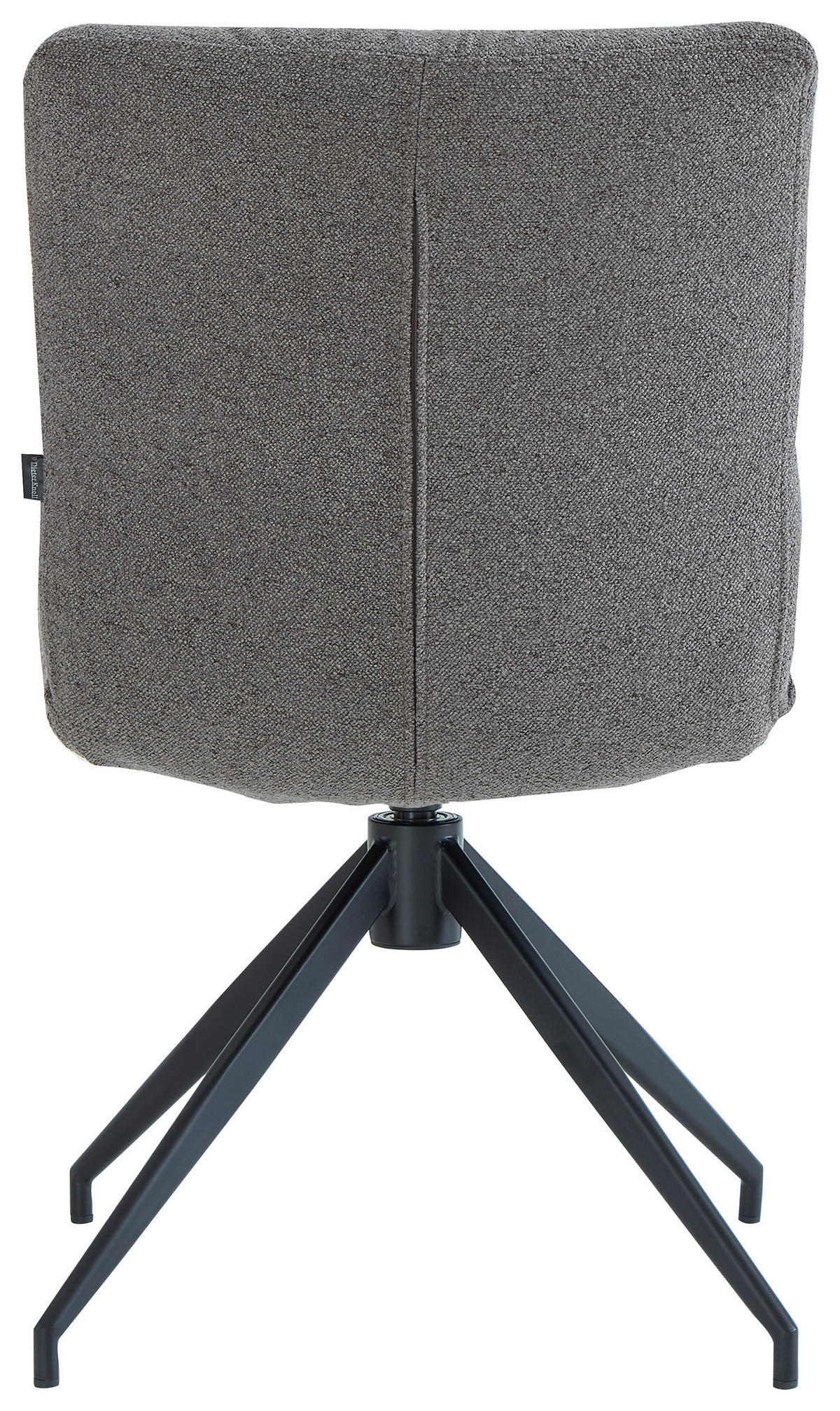 STUHL - Schwarz/Cappuccino, Design, Textil/Metall (51/86/64cm) - Dieter Knoll