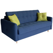 TROSED limeta, modra les, leseni material, tekstil - naravna/modra, Design, leseni material/tekstil (187/105/89/110cm) - Novel