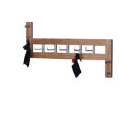 WANDGARDEROBE  in Kautschukholz massiv Naturfarben  - Naturfarben, Design, Holz/Metall (60/36/8cm) - MID.YOU