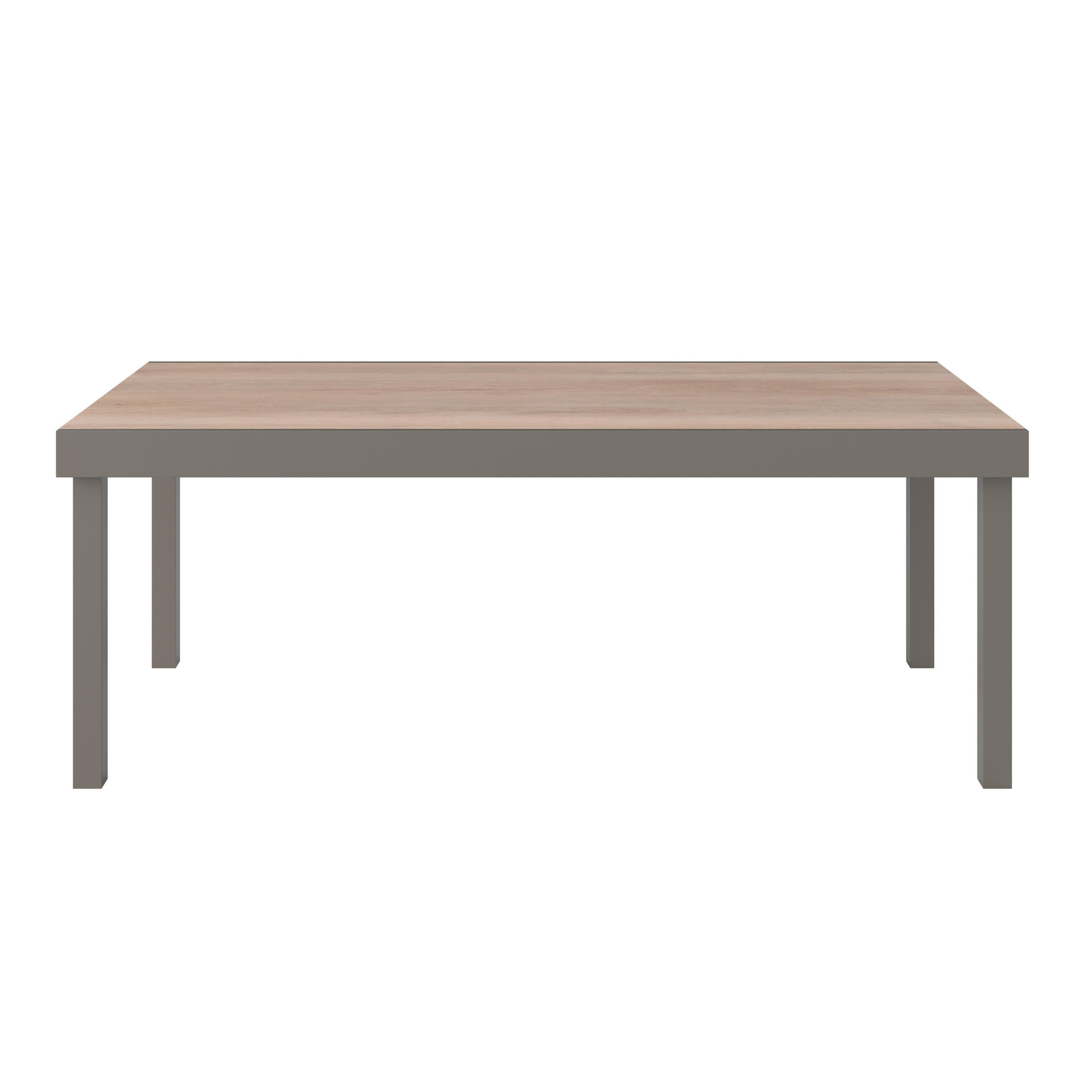 ZÁHRADNÝ STÔL, kov, plast, 200/320/75/100 cm200/320/75/100 cm - hnedá, Modern, kov/plast (200/320/75/100cm) - Ambia Garden