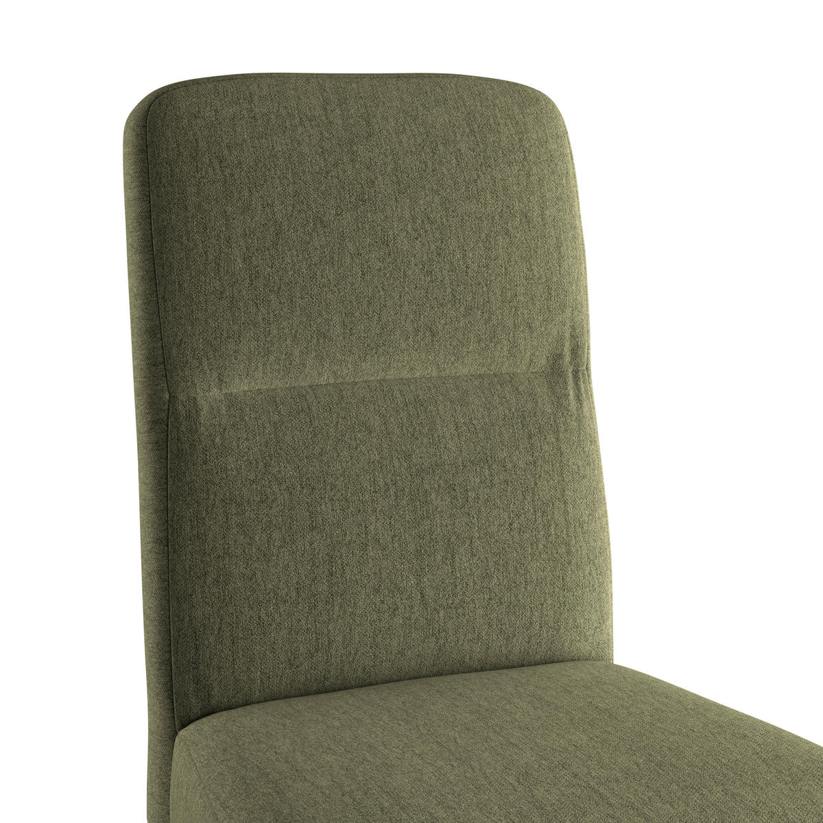 STUHL - Eichefarben/Grün, KONVENTIONELL, Holz/Textil (43/91/58cm)