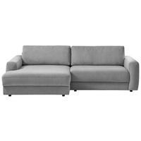 ECKSOFA BOURBON Dunkelgrau Cord  - Dunkelgrau/Schwarz, MODERN, Textil (176/250cm) - Trendmanufaktur