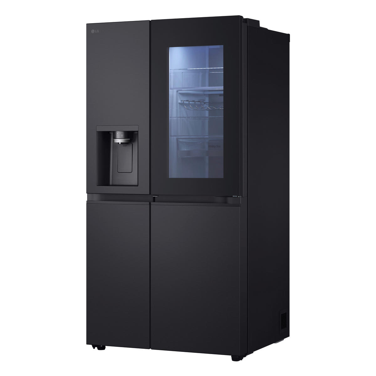 SIDE-BY-SIDE 91.3/179/73.5 cm GSXE90EVDD  - Schwarz, Basics, Glas/Kunststoff (91.3/179/73.5cm) - LG