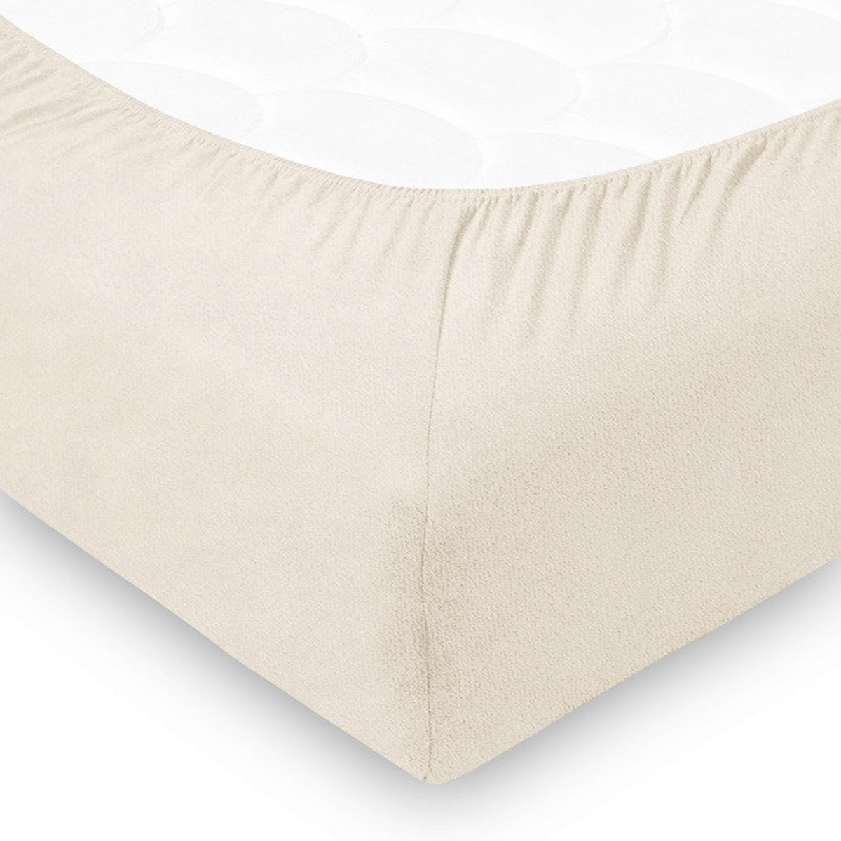 SPANNBETTTUCH Atelier  - Naturfarben, Basics, Textil (100/200cm) - Estella