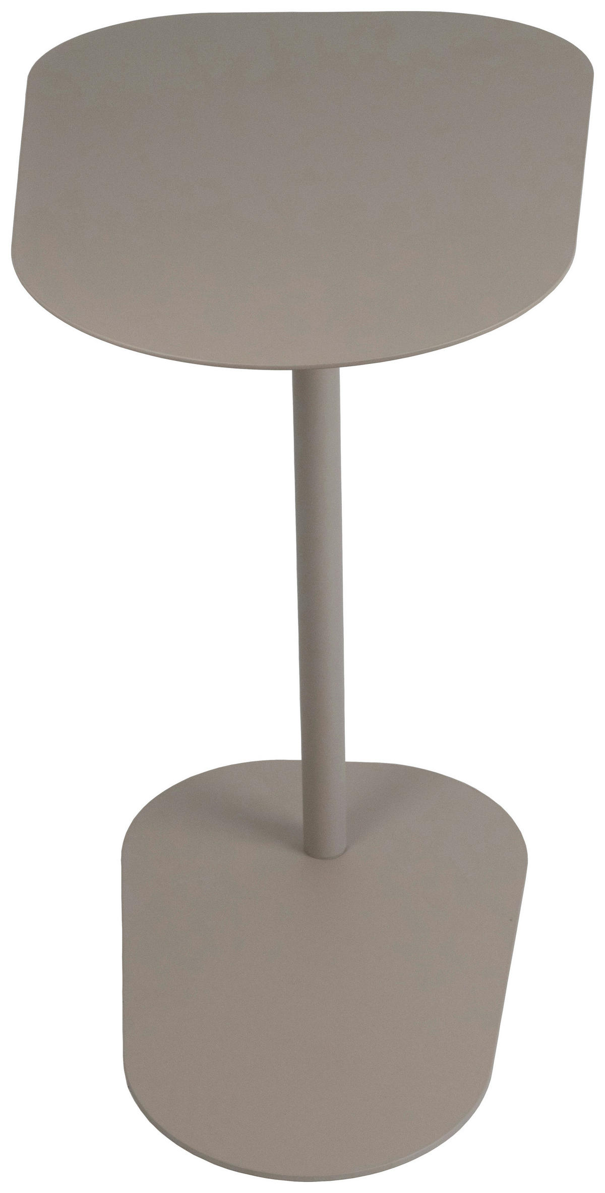 BEISTELLTISCH 53/38/60 cm Kaschmir Freiform  - Kaschmir, Basics, Metall (53/38/60cm) - Novel