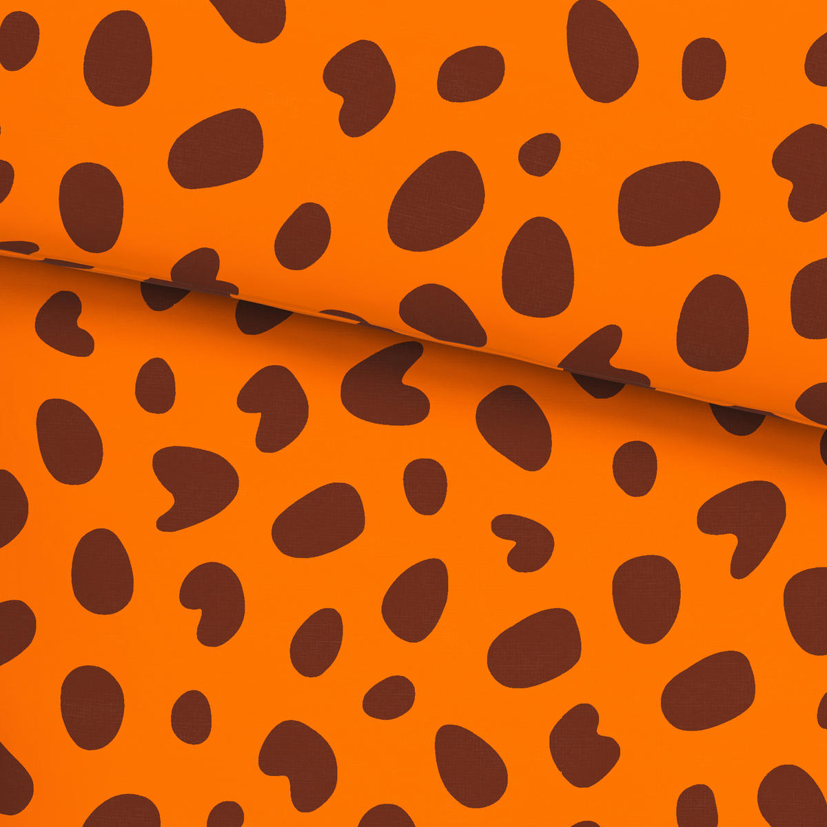 BETTWÄSCHE Giraffe Renforcé 135/200 cm  - Orange, LIFESTYLE, Textil (135/200cm) - Ben'n'jen